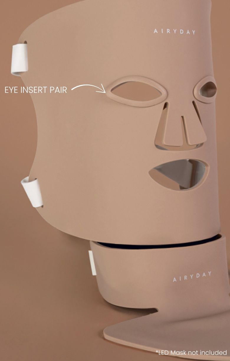 Facial Mask Insert Eye Insert Pair for LED Face & Neck Mask - AIRYDAY