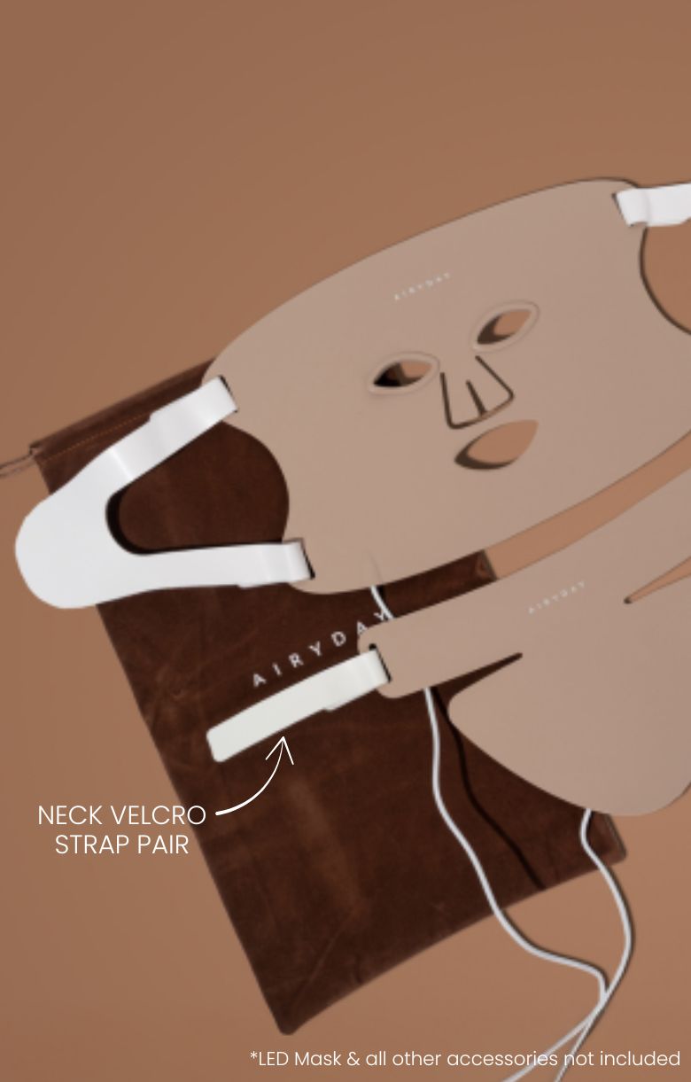 Spare Part - Neck Velcro Strap Pair (LED Face & Neck Mask)